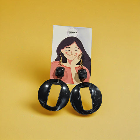 Bold Oval Hoop Earrings Combo