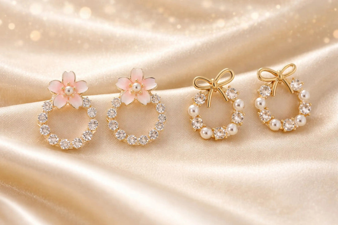 Dazzle21 Western Style Trending Combo Pack of 2 Korean Studs Earrings For Women And Girls Alloy Drops & Danglers, Stud Earring, Earring Set