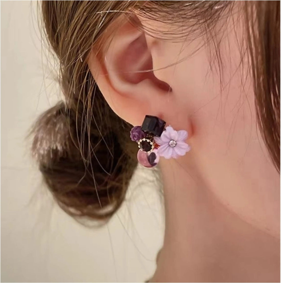 Dazzle21 Pack of 2 Korean Earrings Pearl Earrings For Girls Stud Earrings for Women Cubic Zirconia, Pearl Alloy, Brass Cuff Earring, Earring Set, Huggie Earring, Rhinestone Studs, Stud Earring