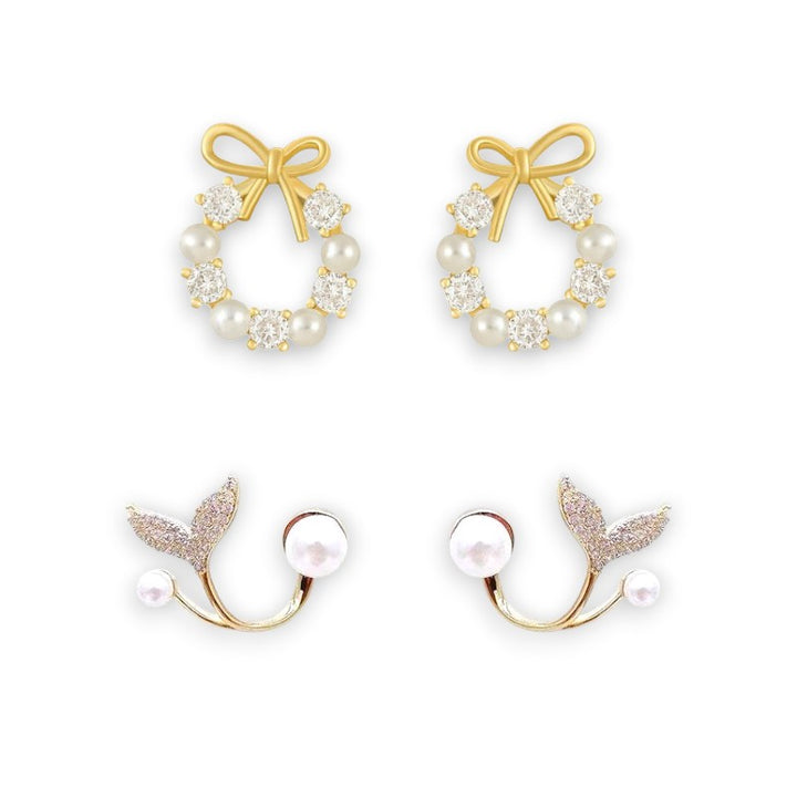 Dazzle21 Fashion Bling Blogger Daisy Earrings Cubic Zirconia Alloy Stud Earring